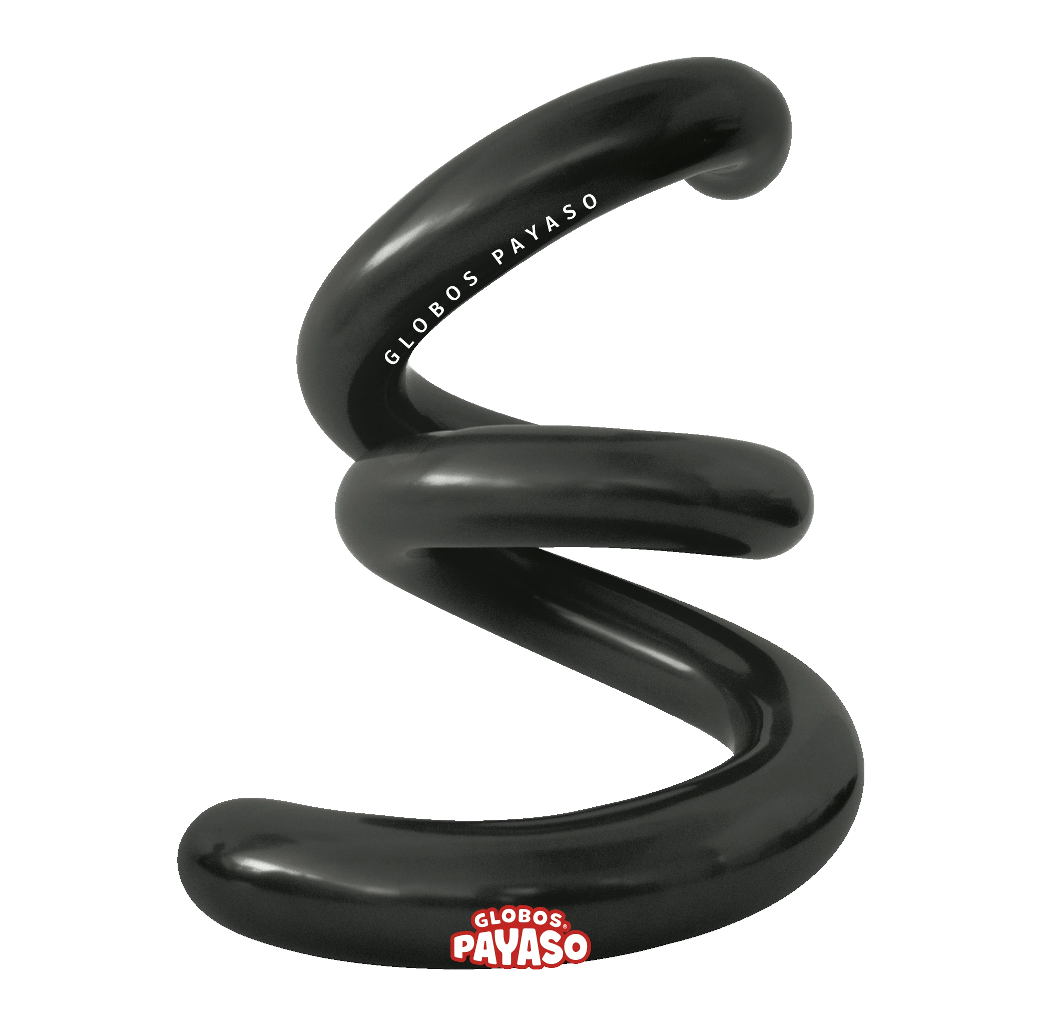 Globo Twisting Decorativo Negro
