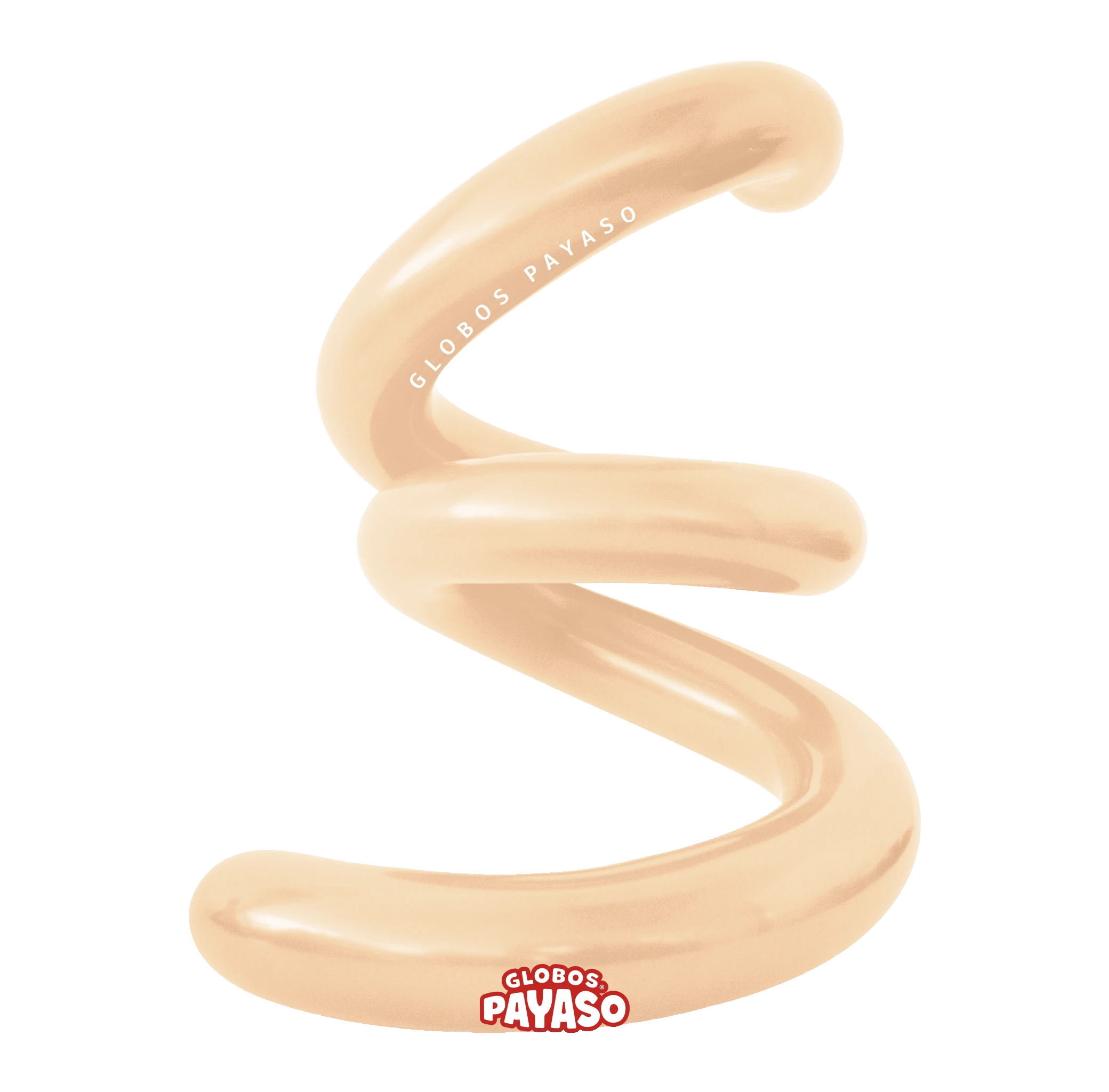 Globo Twisting Decorativo Beige